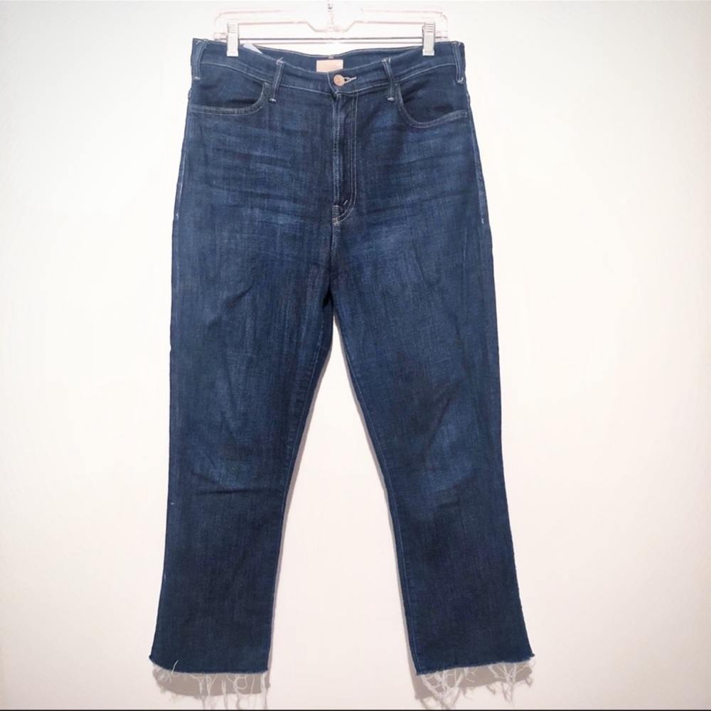 MOTHER Hustler Ankle Fray in Clean Sweep 32